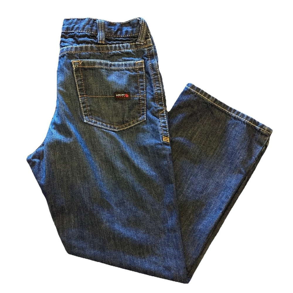 ARIAT FR M4 Flame Resistant Relaxed Boot Jeans Men's 36x29.5 CAT 2 USA *Read